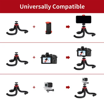 Fotopro Popular Product Universal Portable Flexible Vlogger Photography Dslr Camera Octopus Tripod detail image