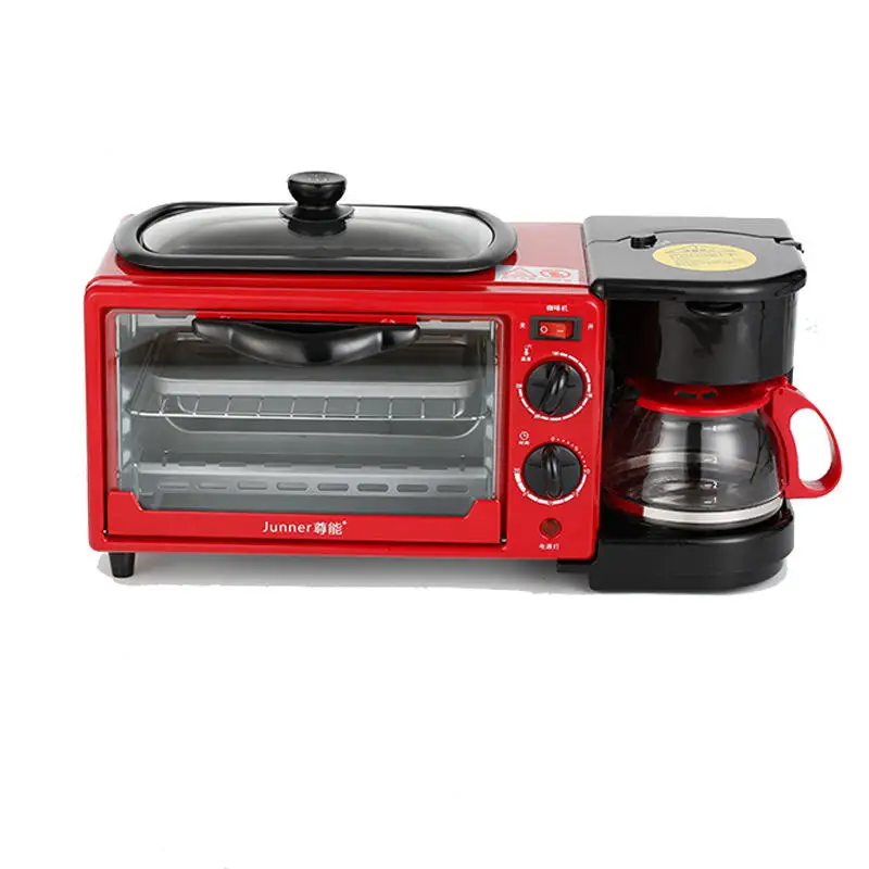 3-in-1 Breakfast Maker, Coffee Machine, Sandwich Maker, Toaster