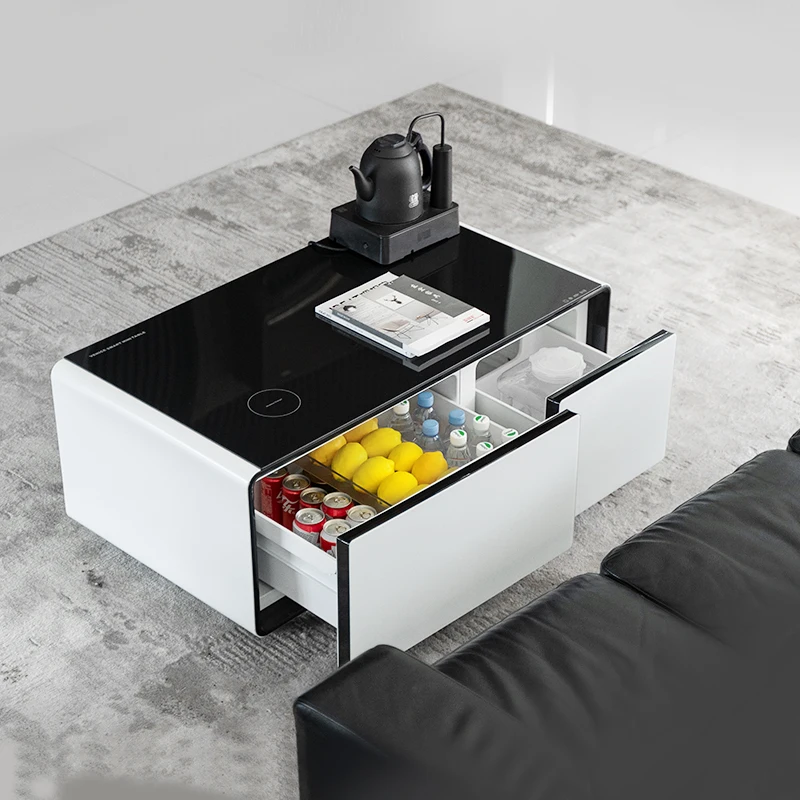 2025 93L Small Refrigerator Smart Coffee Table Double Door Refrigerator Freezer