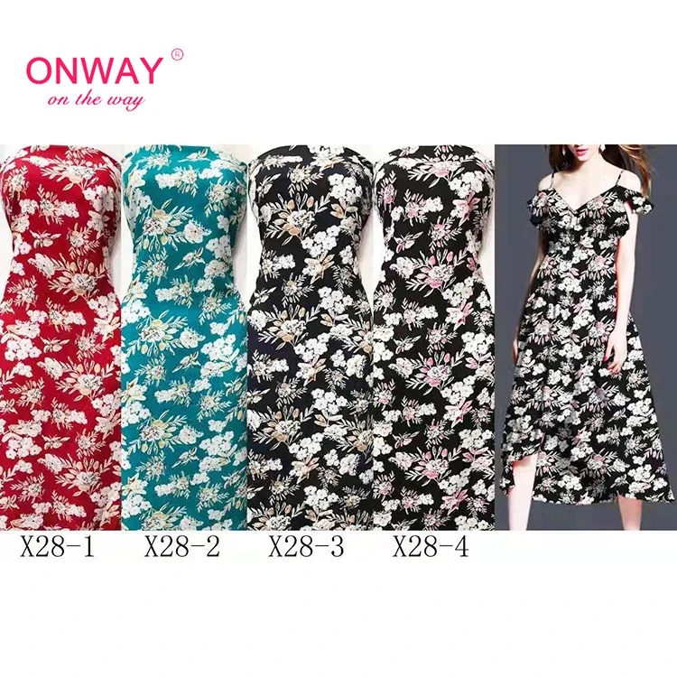 Modern Fabrics Rayon Digital Printed For Dress New Design Good Price