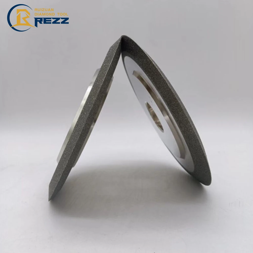 Double Beveled Diamond Grinding Wheel Threaded Screwdriver Ceramic Tungsten Steel Slotted Grinding Wheel Manufacturer Supply