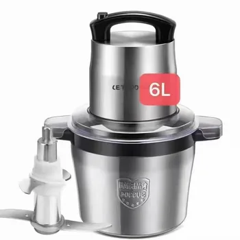 6L Automatic Fufu Machine for Yam and Taro Grinding Electric Commercial Use Japanese Chilli Pounder Grinder for Household Use