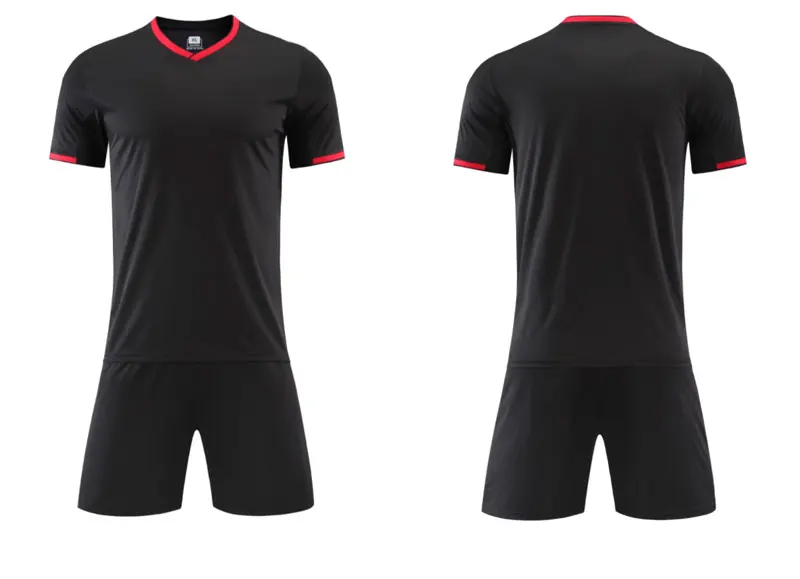 Source 2023 blank green black cheap soccer uniform football shirt
