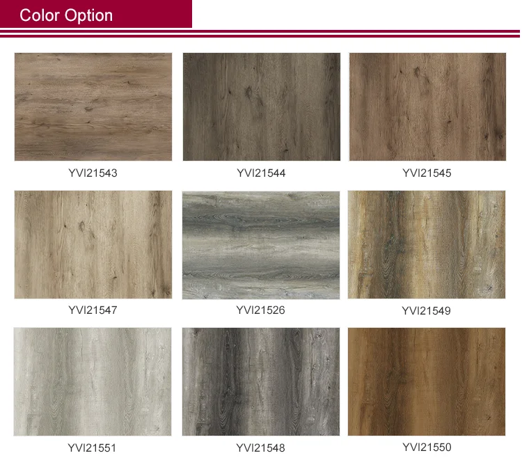 29mm Dark Gray Pvc Flooring Vinyl Plastic Grain Spc Flooring For