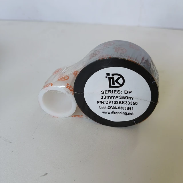DIKAI DP33mm*350m BK DikaiD118i D241 D321 D118i Heat Transfer Thermal Transfer Printer Ribbon for PET Vertical Machine China 3