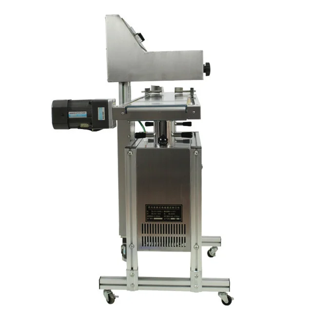 YTK Fully Automatic Electromagnetic Aluminum Foil Plastic Bottle Continuous Induction Sealing Machine With Conveyor