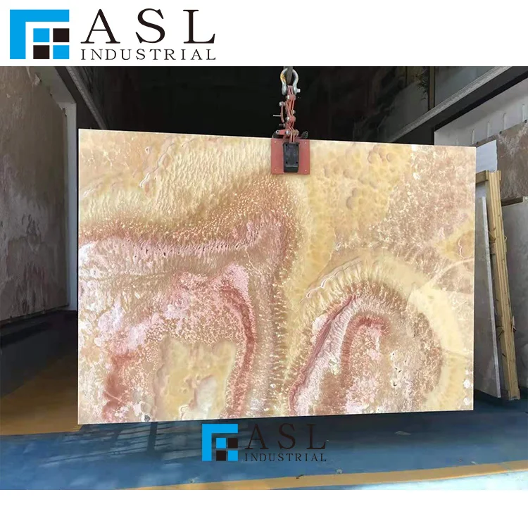 Red dragon jade book end wall onyx marble slab transparent onice wall cladding designs custom thickness book match onyx