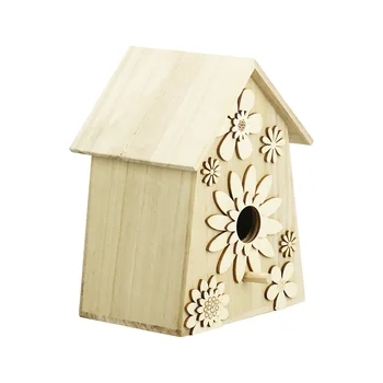 Creative Wooden Bird House For Garden Forest Decoration Bird House Solid Wood Parrat House In Good Quality and Effective prices