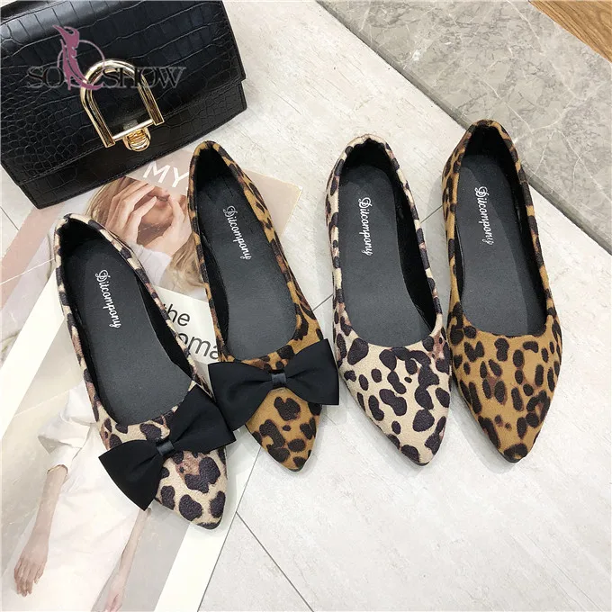 Women Fashion Shoes Wholesale 2022 Casual Flat New Model Leopard Print Shoes Women - Buy Women 