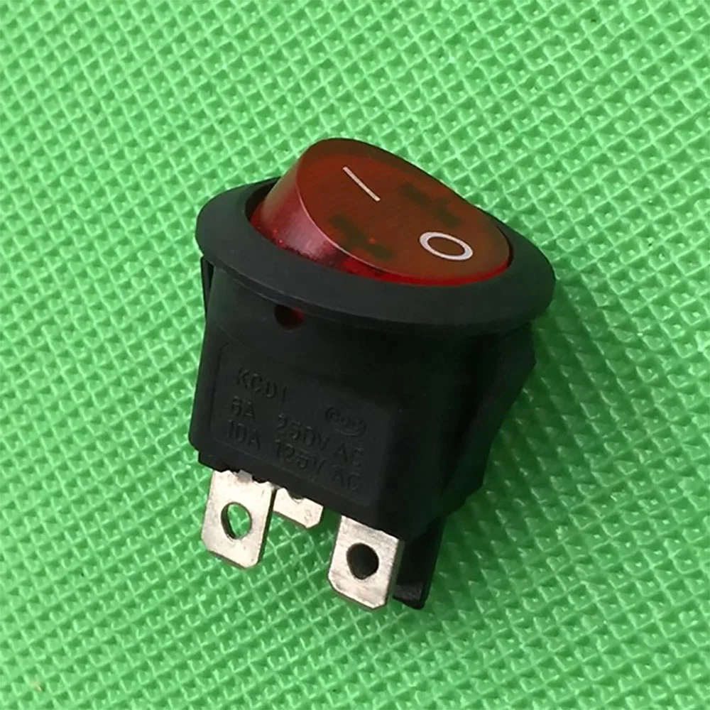 Heschen - Interruttore A Bilanciere Rotondo ON-OFF SPST, 2 - Foto 2