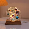 colorful Astronauts Fly to Space