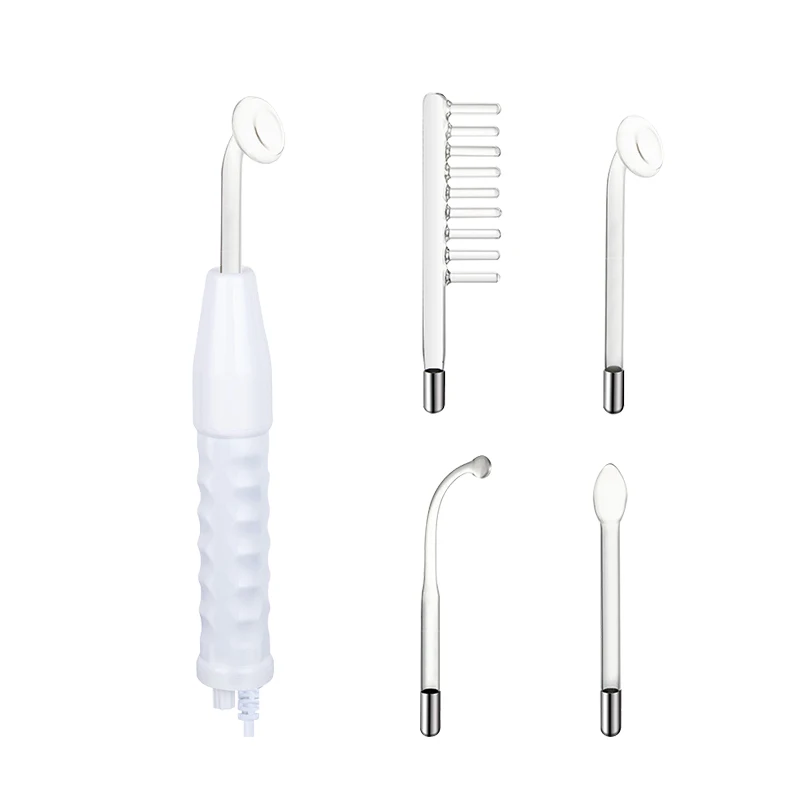 MINERALORE FACE TREATMENT IP 4本セット Portable Ozone High Frequency Facial Skin Therapy Wand