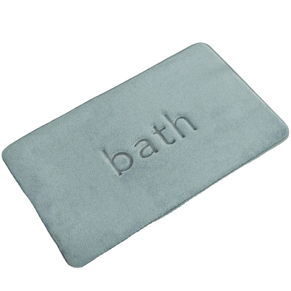 Memory Foam Non-Slip Bathroom Mat Extra Absorbent and Quick Dry Bath Mat Soft Luxury Hotel Door Carpet Shower Mat