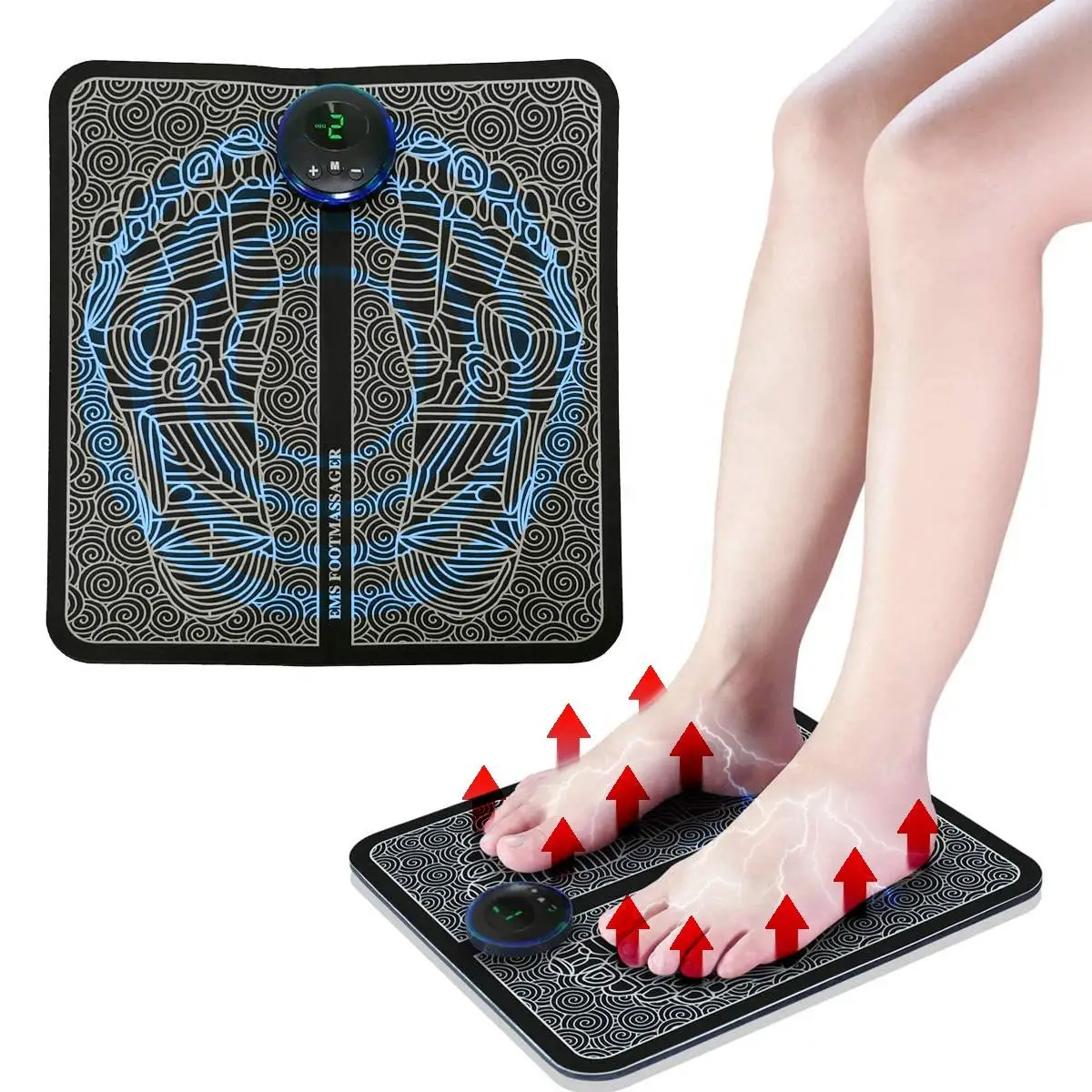 Tapis USB massage pieds électrique EMS technologie - Plan C
