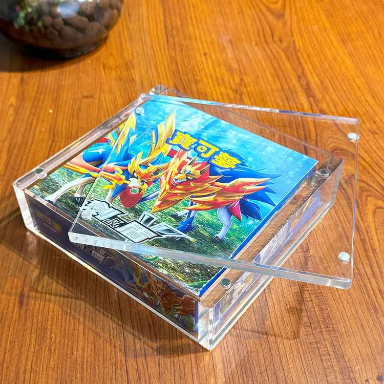 bulk pokemon booster box 5/10/20 Pack Bulk Pokemon Booster Box Protector Case 0.5mm Clear Display Anti-UV