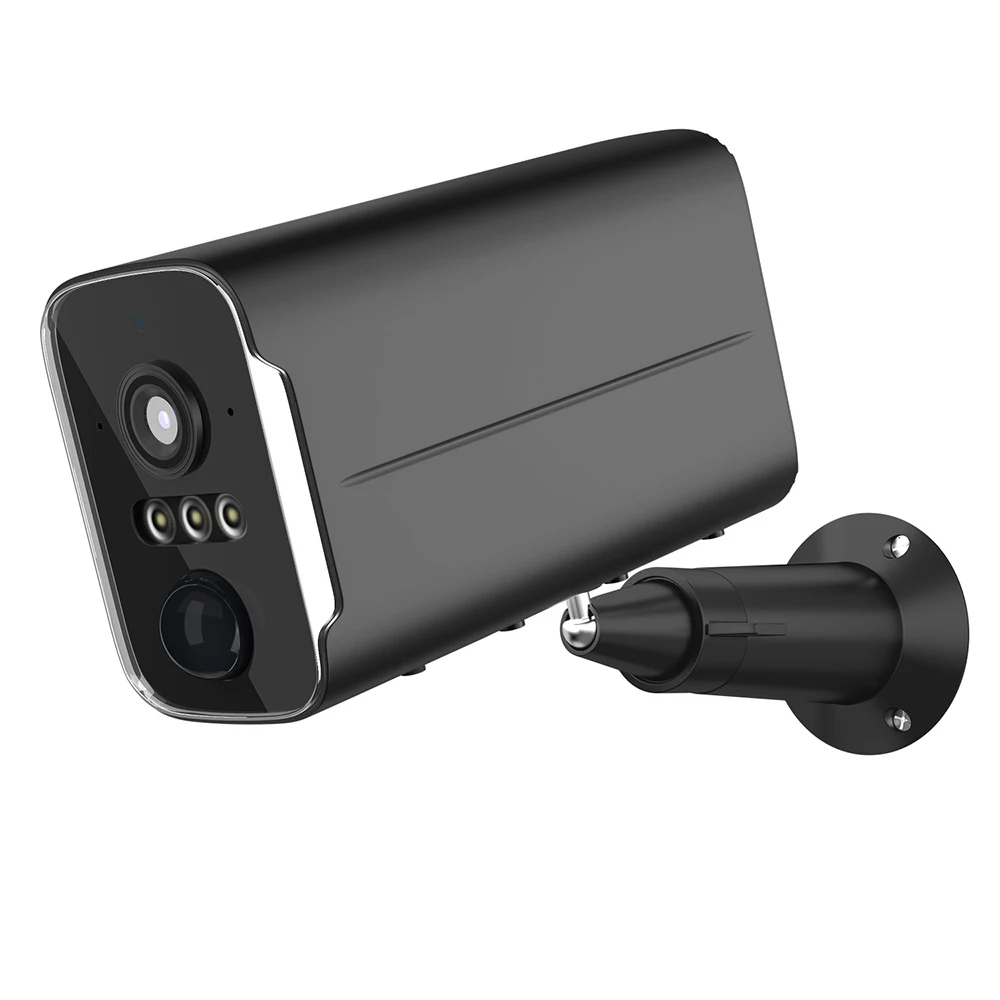 LCLCTEK Wireless Battery Powered Security Camera 4MP Full Color Floodlight Camera Wifi IP66 Outdoor Wireless Cctv Camera
