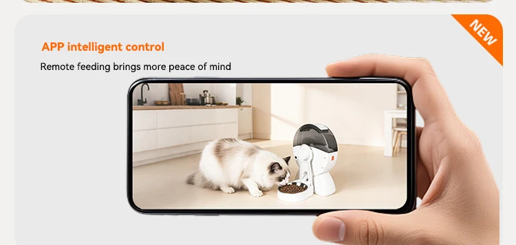 Wholesale New Smart Pet Feeder with 1080P Camera WiFi Remote Video Automatic Timing Feeding Pet Supplies manufacture