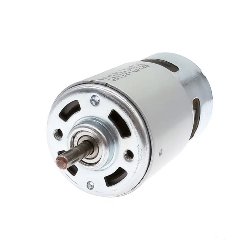775 DC Motor 12V 24V Double Output Shaft Micro Motor with Double Ball  Bearing