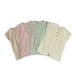 Summer Short Sleeve Baby Rompers Infant Toddler Playsuit Jumpsuit Summer Clothes