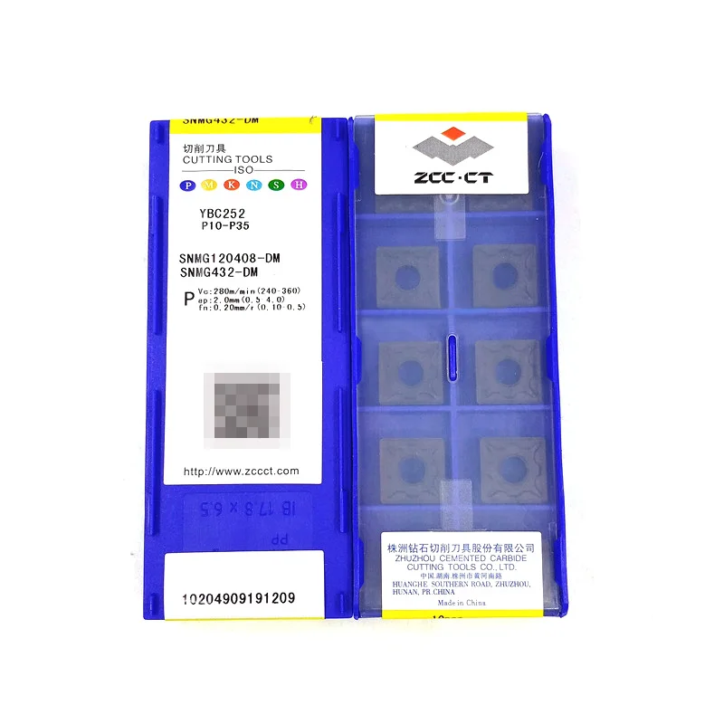 ZCC-CT CNC Lathe Turning Tools SNMG Series Carbide Inserts for