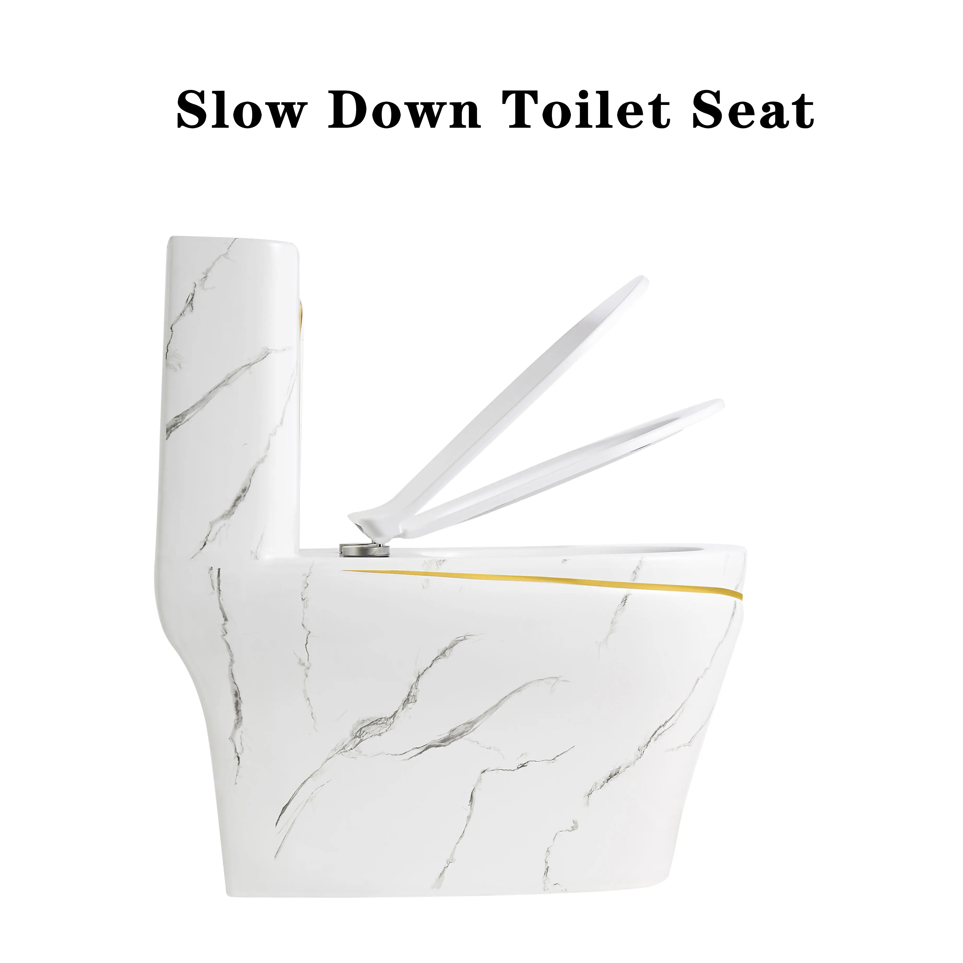 Hotel Commode Bathroom Sanitary Ware Marble Commode Toilet Bowl One