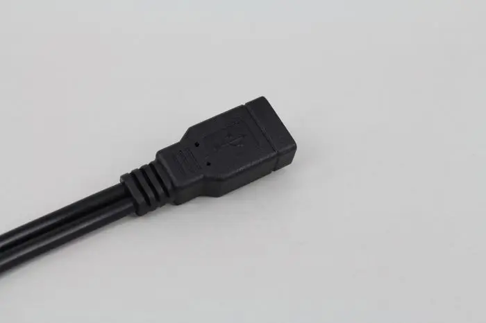 Computer Mouse Keyboard Cable Usb Male to 2 Usb Female 2in1 Y Splitter Cable