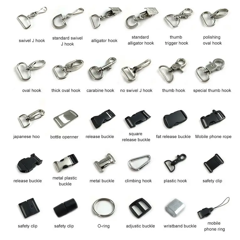 Swivel Clips for Lanyards or Key Chains Style A (12) Silver Swivel Key  Chains, Swivel Purse Clip, Swivel Belt Clip, Trigger Clip