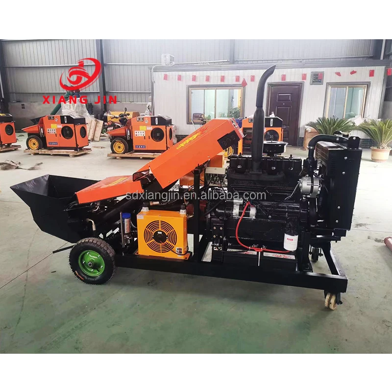 2024 SDXJ  China Mini Diesel Concrete Pump  Contractor and Home Use Industries
