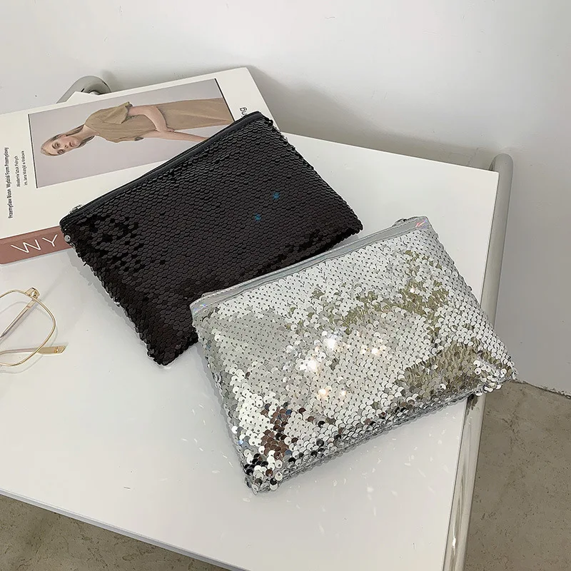 Luxury Reversible Sequin Handbag All Seasons Fashion