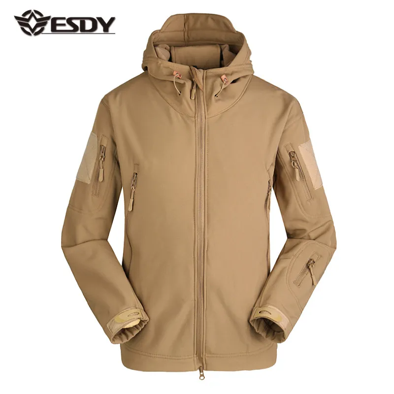 ESDY Shark Skin Waterproof Windproof Jacket Hiking Camping Outdoor Jacket