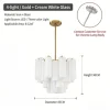 4 teste - Vetro oro+bianco crema