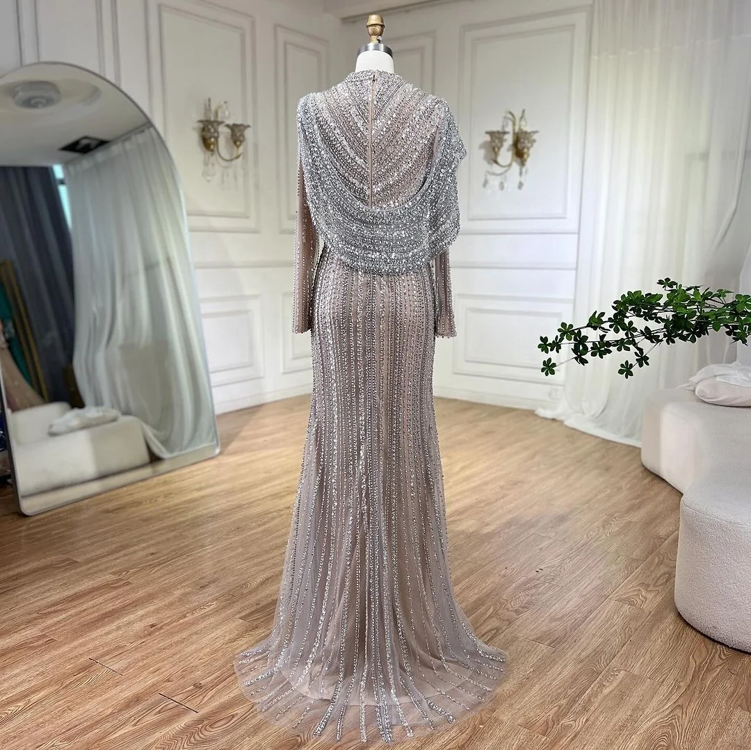 Muslim Long Sleeves Full Coverage Evening Dresses by Serene Hill
