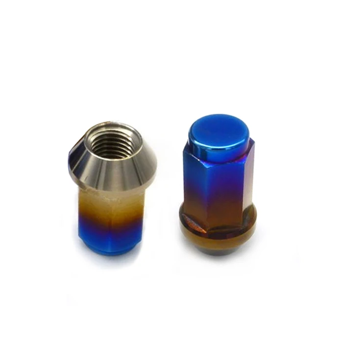 Trung Quốc tùy chỉnh cường độ cao GR5 M6 Titan xe bánh xe hạt M12x1.5 m14x1.5 M12 hình nón ghế xe bánh xe Lug Nuts