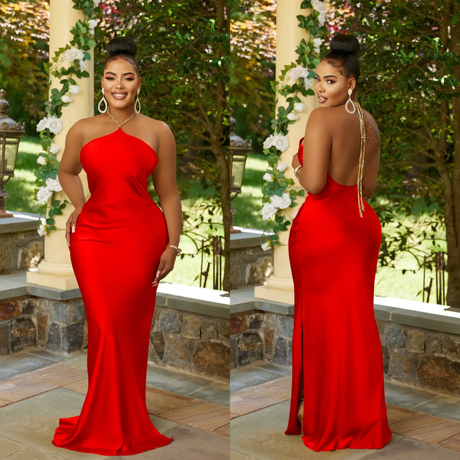 Alibaba.com: Shiny Elegant Evening Dress Mermaid Fishtail Off-the-Shoulder  Halter Prom Gown for Women: Connect with suppliers offering CE, BV, and ISO  certified apparel for bulk orders.