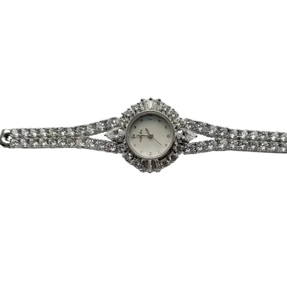 Luxury Women's Diamond Stainless Steel Watch