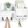 Mail rack (3 styles) - White 42*21*9