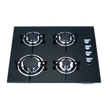 Built-in 60cm 4 burners gas stove/cooking gas cooktop/tempered glass gas hob