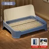 ห้องน้ำสุนัขขนาดใหญ่พิเศษ 45 ซม. - สีฟ้าเกลือทะเล