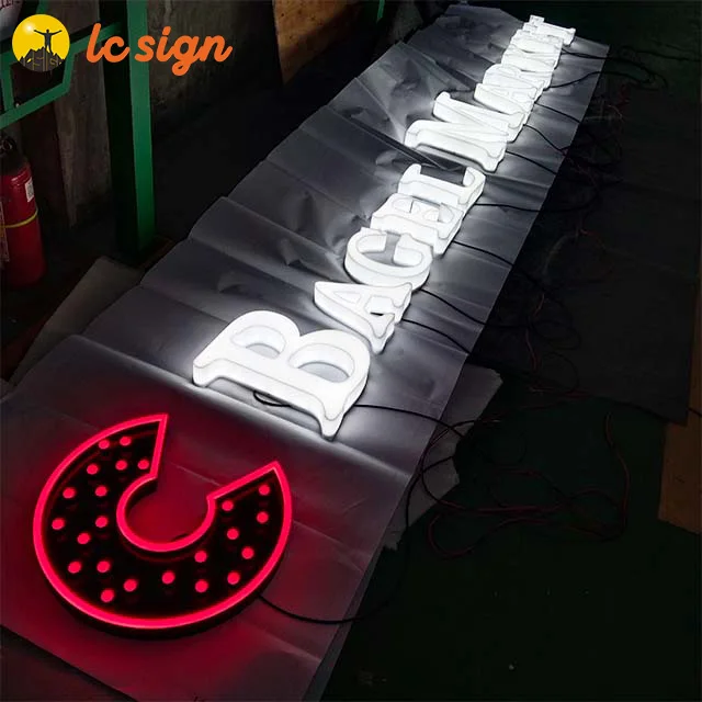 フルライトアクリルチャンネル文字プラスチック看板ワード看板ビジネス