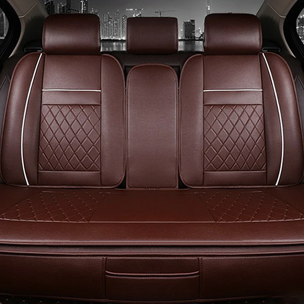 waterproof car seat cover universal leather