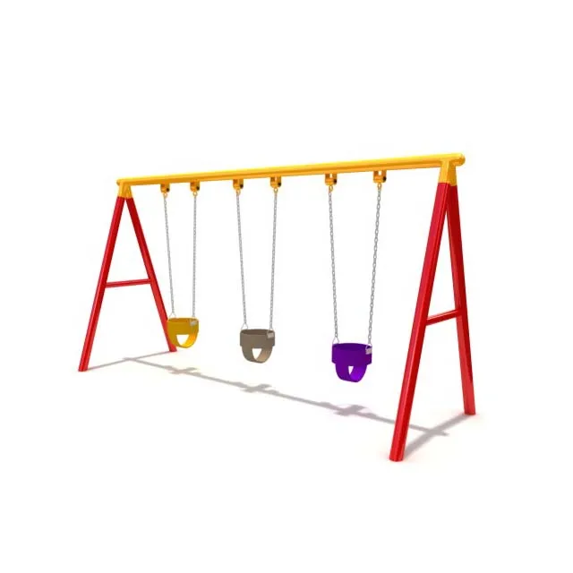 Kindergarten Outdoor Playground Baby Swing Set Garden Outdoor Metal