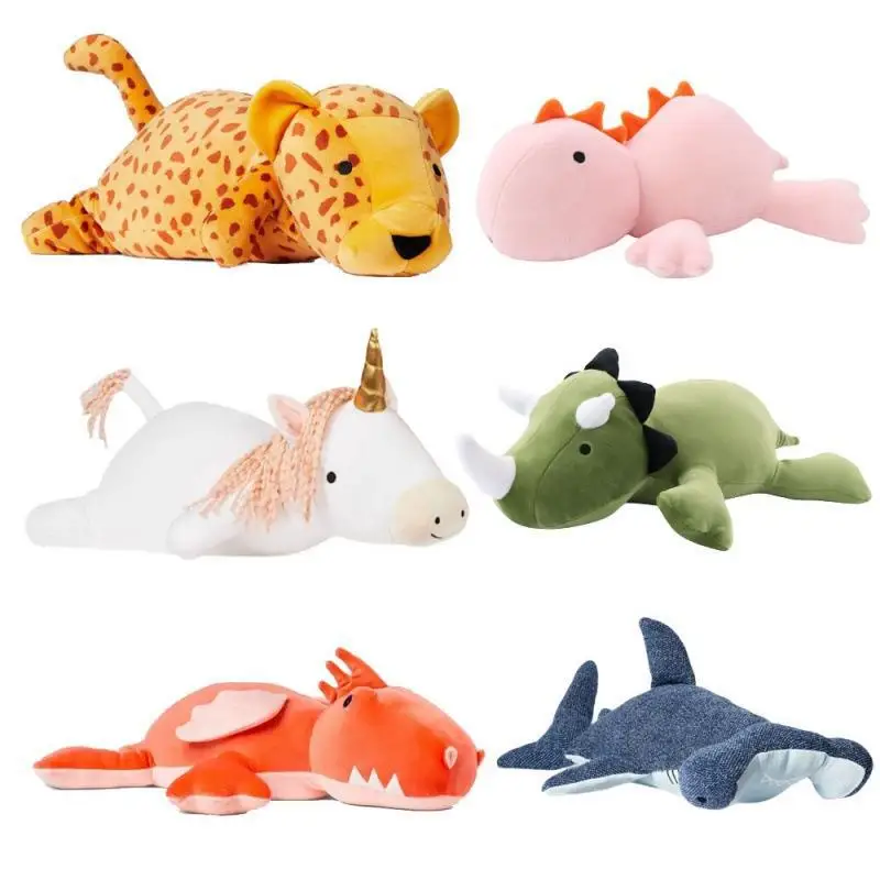 Simulation Cow Plush Toy Cute Soft Weighted Animal Stuffed Plush Toys