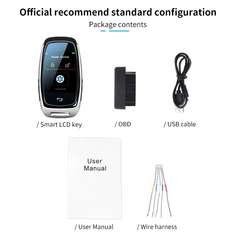Touch LCD Screen Modified Smart Key Touchscreen for All Vehicles