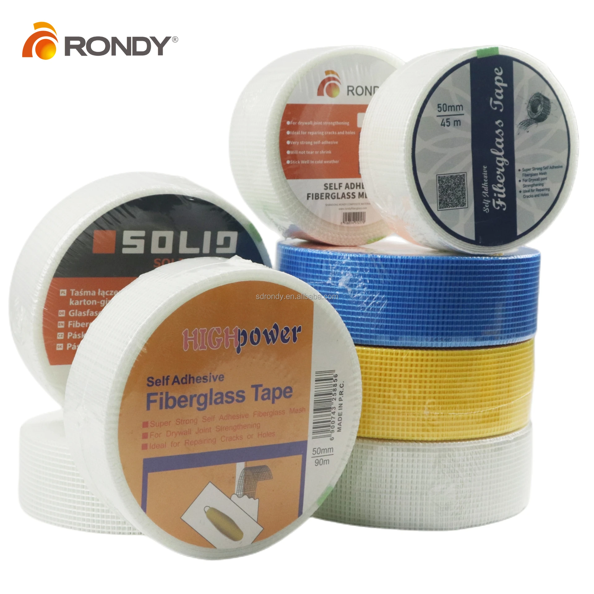 2 x 65' Fiberglass Mesh Self Adhesive Drywall Tape