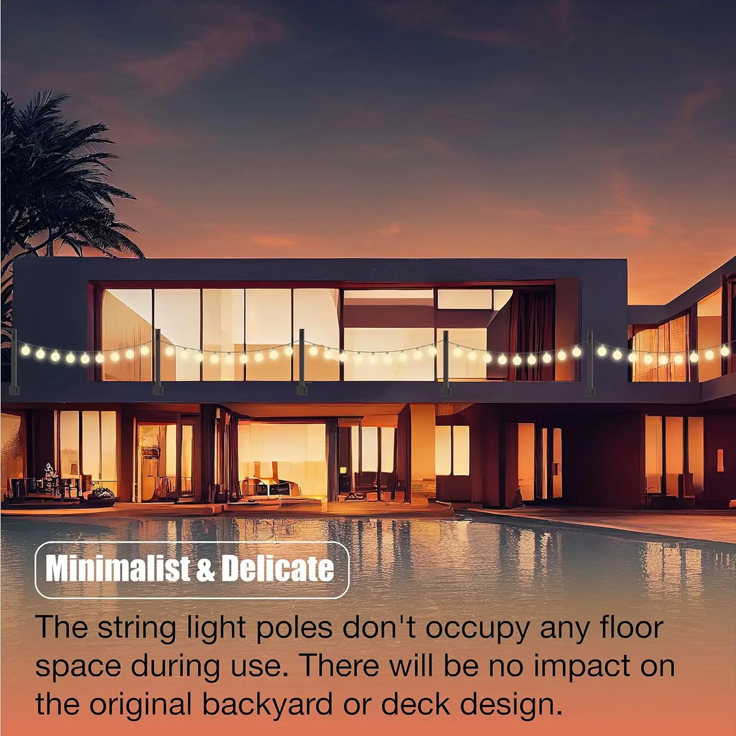 Durable Festoon Poles - Customized Outdoor Lighting Solutions