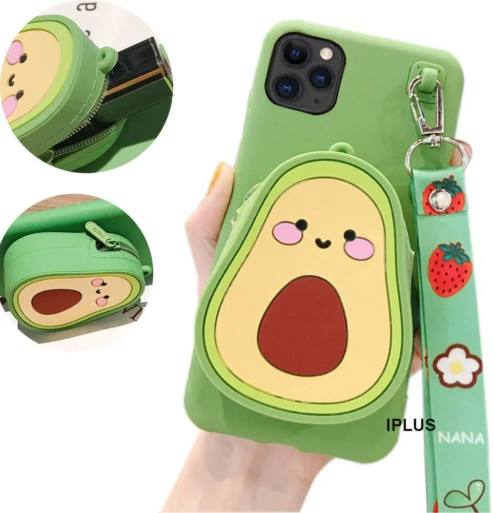 Carton Avocado Coin Case For Ipone For Iphone 11 11pro Max Designer Phone  Case Funny Silicone Soft Case For Phone - Buy Desinger Phone Case,Case For  Phone,Dropship Phone Case Product on 