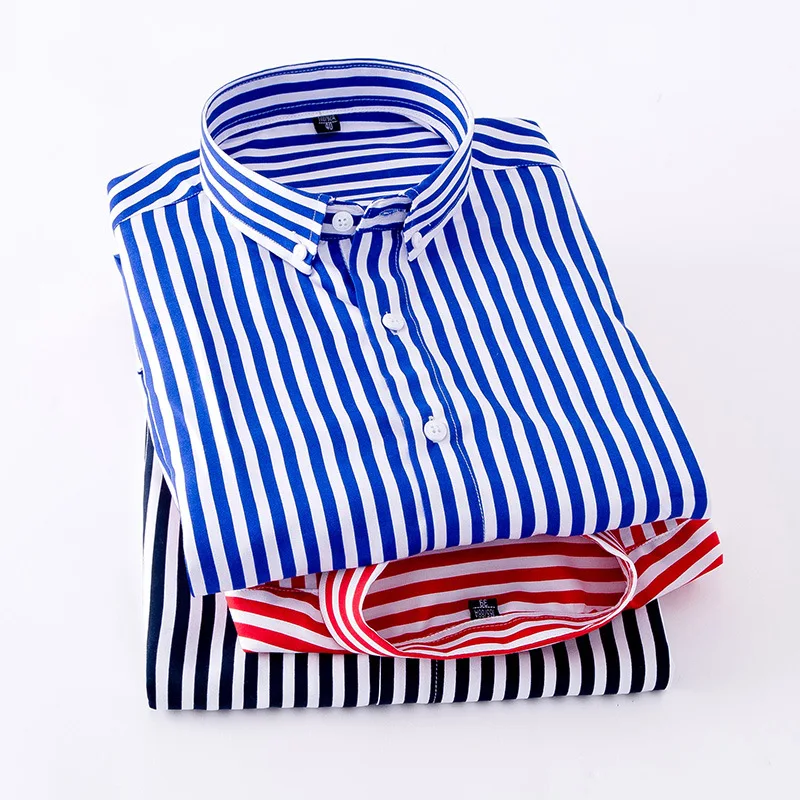 Wholesale Custom Slim Fit Casual T-shirts Pour Hommes Polos Bordados Shirts For Men Quick Dry Long Sleeve Men's Shirt606_voghion.com