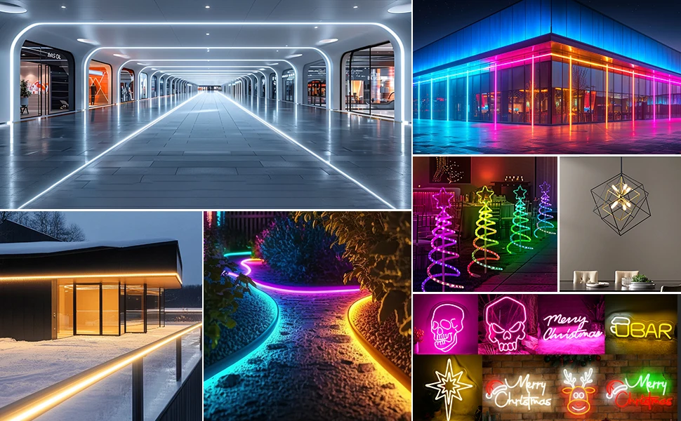 16.5" Dimmable Switch Ultra Bright LED Open Sign DC12V Plug in for Business Shop Window Restaurant Bar Cafe, Open Neon Sign