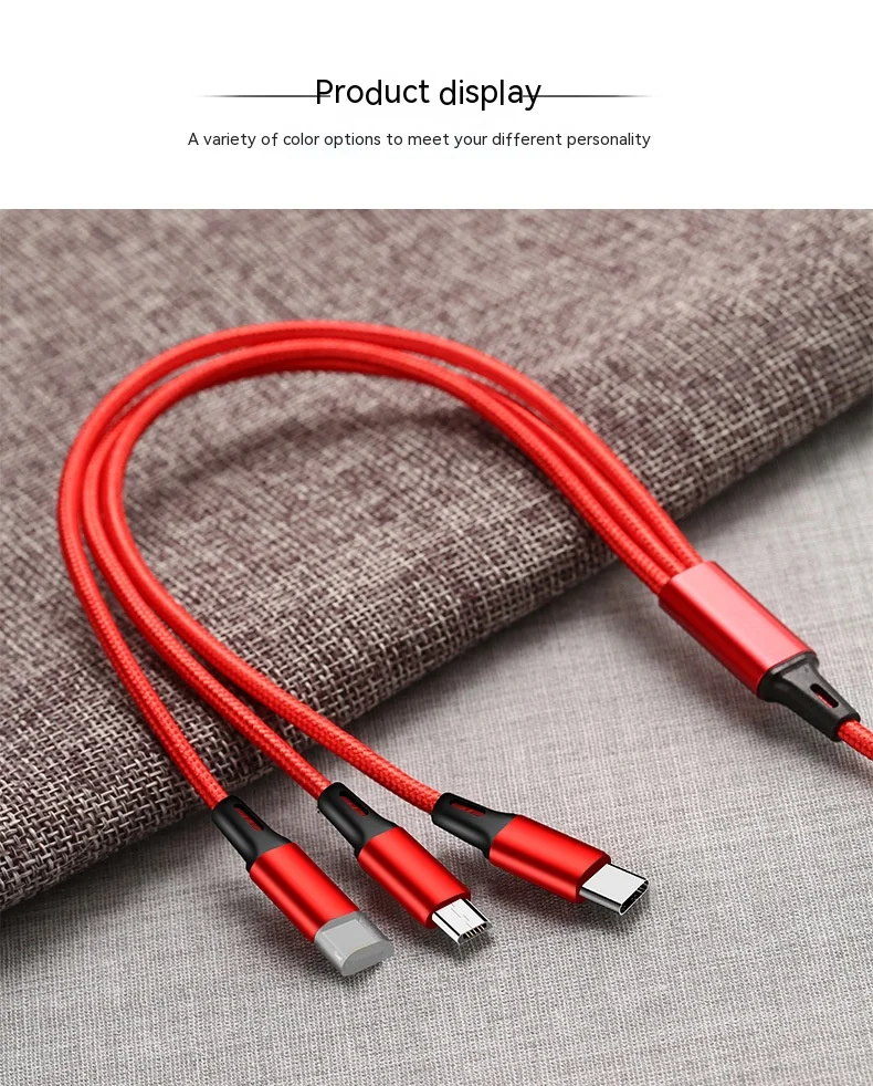 a tow three data cable 3C Electronic Consumer Products Manufacture