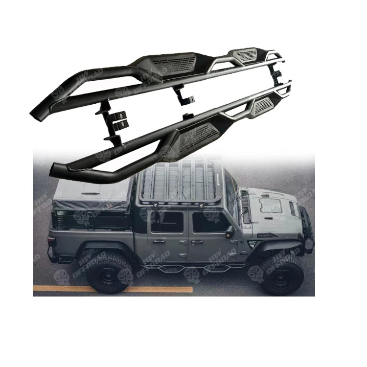 4x4 Running Board Nerf Bar Door Step Side Step For Gladiator JT 2018 2019 2022